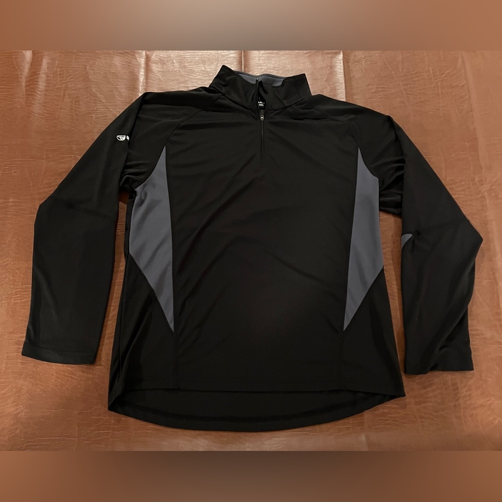 Subaru Men’s Black Label Long Sleeve 1/4 Zip Pullover Shirt - Size Large